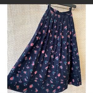 Vintage Laura Ashley Corduroy Rose Skirt 6